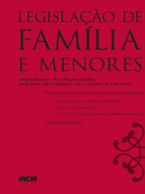cover image of Legislação de Família e Menores